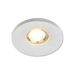 Spot rond en Aluminium encastrable 95x29mm GU10 blanc
