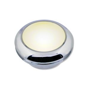 Spot rond en aluminium encastrable 80x38mm gu10 chrome IP44