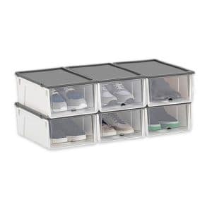 Étagère à chaussures modulaire l 6 pièces