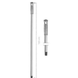 Manche de brosse épais peint 120 cm