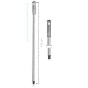 Manche de brosse épais peint 140 cm