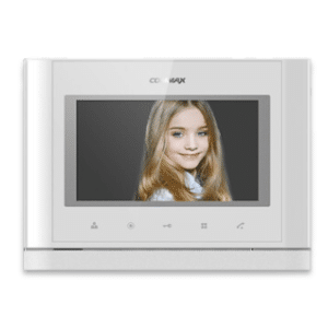 Moniteur vidéophone avec écran LCD 7" Blanc