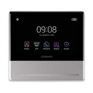Moniteur vidéophone connecté avec écran LCD 7" Argent