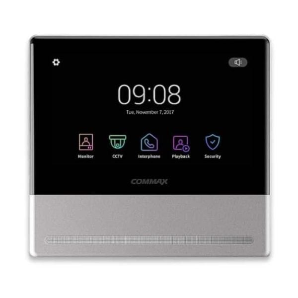 Moniteur vidéophone connecté avec écran LCD 7" Argent