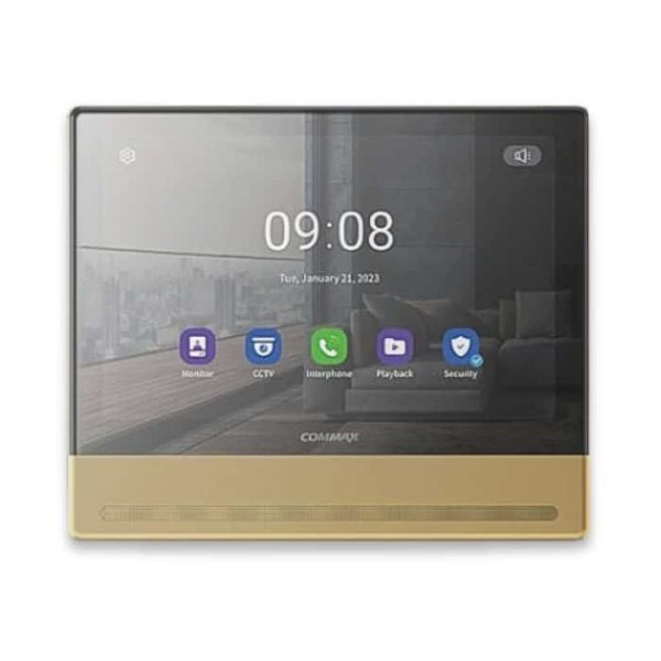 Moniteur Vidéophone Connecté Avec Écran Lcd 10,1" Or