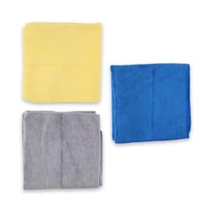 Chiffon de nettoyage en microfibre 3 pièces 35x35cm