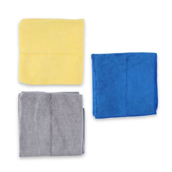 Chiffon de nettoyage en microfibre 3 pièces 35x35cm
