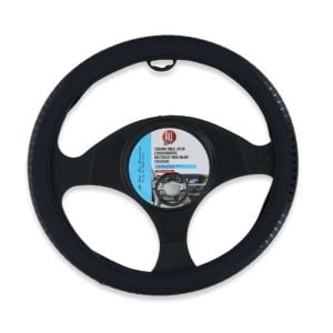 Housse de volant de voiture 38cm noir