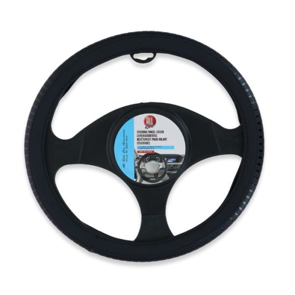 Housse de volant de voiture 38cm noir