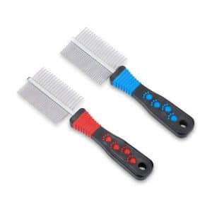 Peigne 2 en 1 pour animaux 19.5x5.3x1.5cm