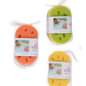Set De 2 Éponges De Bain 14X8X5 Cm 3 Assortis