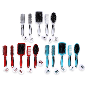 Kit De 5 Brosses À Cheveux 3 Assortis