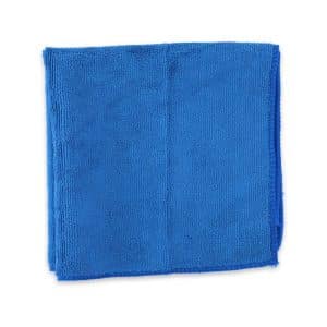 Chiffon de nettoyage pour vitres de voiture en microfibre bleu 35x 35cm