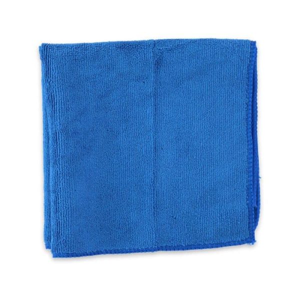 Chiffon de nettoyage pour vitres de voiture en microfibre bleu 35x 35cm