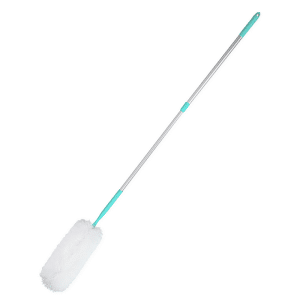 Plumeau à poussière avec manche télescopique 117-159 CM Gris/Blanc