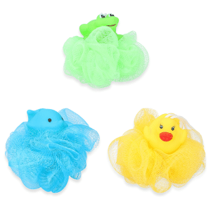 Éponge De Bain 10X9X9 Cm 3 Assortis