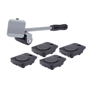 kit déplacement de meuble : 5 roulettes de levage pour meuble  150kg