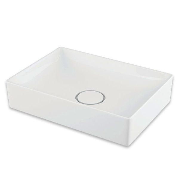 Vasque Blanc 50 X 36 X 11 Cm