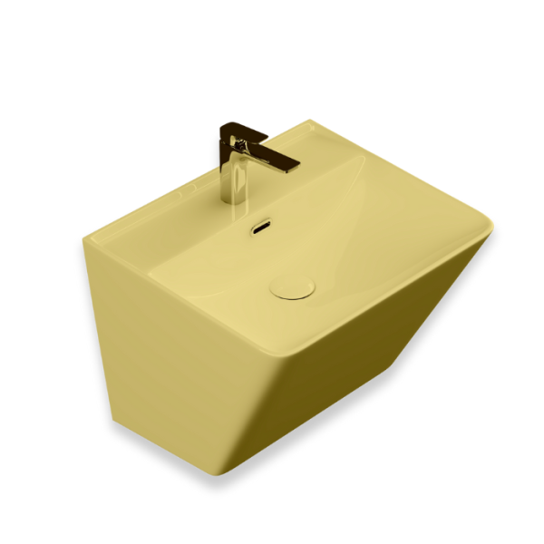 Lavabo Monobloc Citron Quartz 51X40X35,5Cm