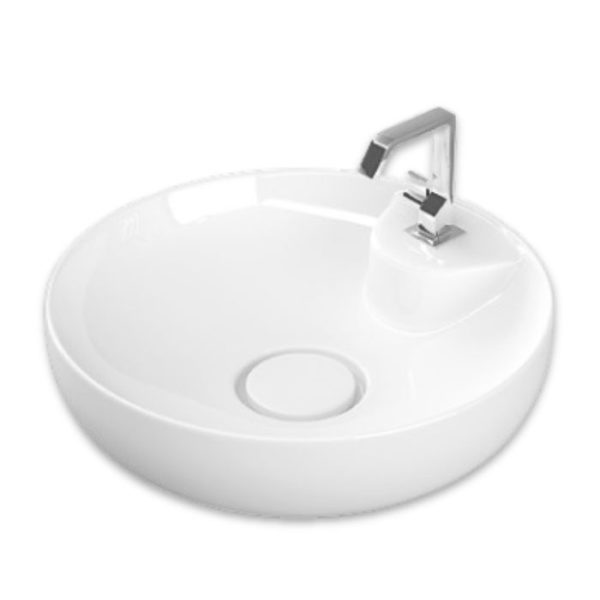Vasque Blanc 42 X 13 Cm