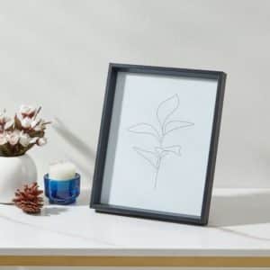 Cadre photo noir 21,5x26,5 cm