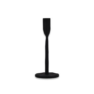 Bougeoir noir 20x7,5 cm