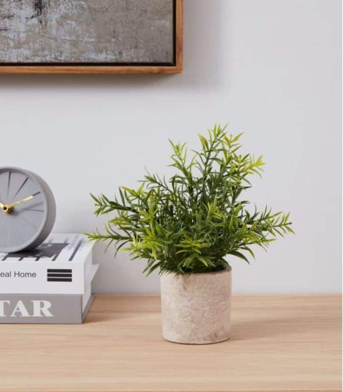Plante artificielle en pot 20x22cm - Mr.Bricolage Maroc