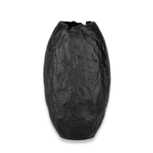 Vase en métal Noir 31x16,5x10 cm