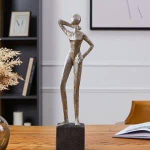 Objet décoratif à poser gris  44x13x8 cm