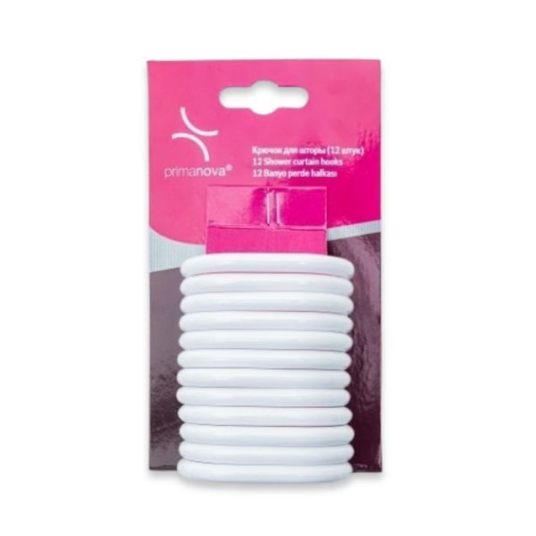 Crochets Pour Rideau De Douche Blanc