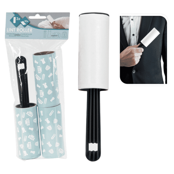 Rouleau Antipeluches Et 2 Recharges