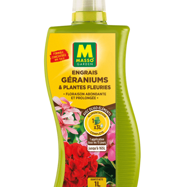 Engrais Géraniums Et Plantes Fleuries 1L