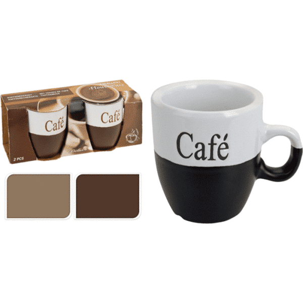 Set De 2 Tasses 150Ml