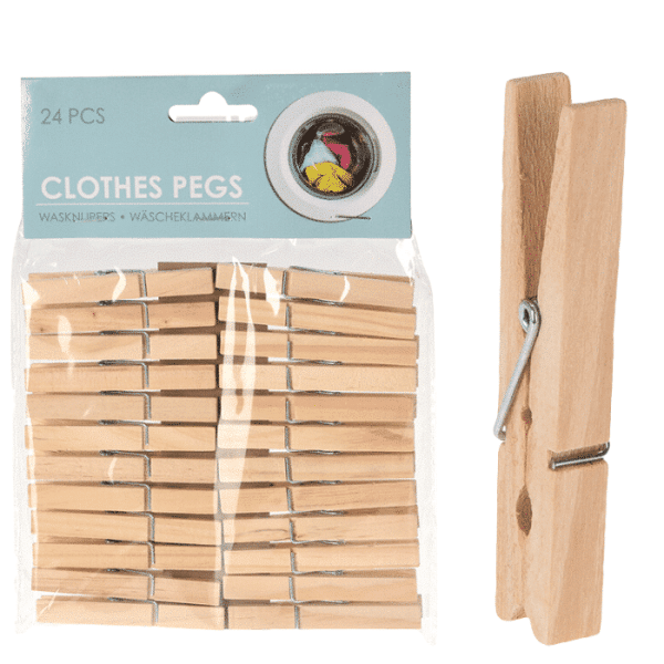 Lot De 24 Pinces À Linge