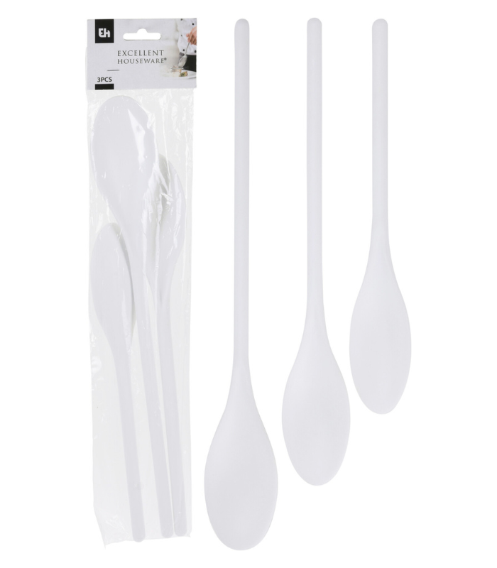 Set De 3 Cuillères En Plastique