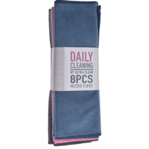 Set De 8 Chiffons Microfibres 30X30Cm