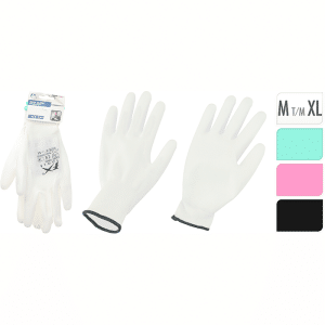 Gants de travail poly disponible en 3 tailles
