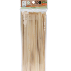 Set De 100 Brochettes En Bambou 20Cm