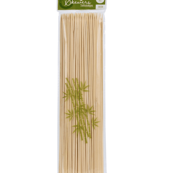 Set De 100 Brochettes En Bambou 30Cm
