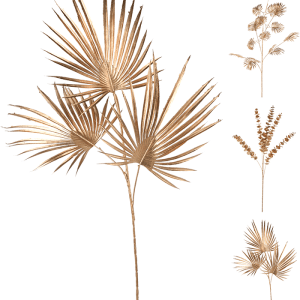 Branche décorative dorée 88cm 4 assortiments au choix