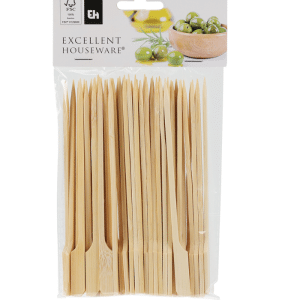 Set De 50 Piques A Tapas En Bambou 15 Cm