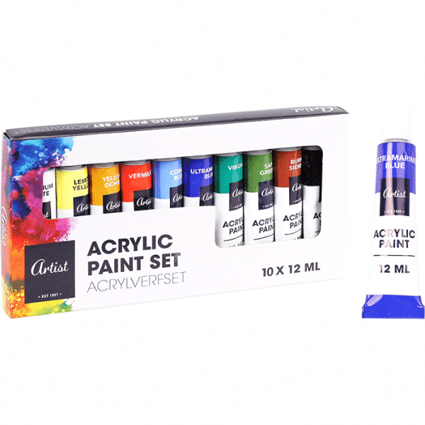 Set de peinture acrylique 10x12ml