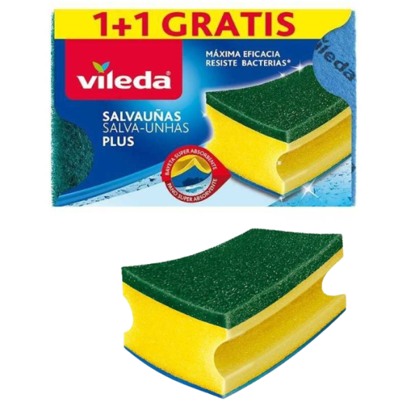 Lot de 2 éponges pour vaisselle antibactérienne