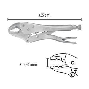 Pince etau droit 250mm