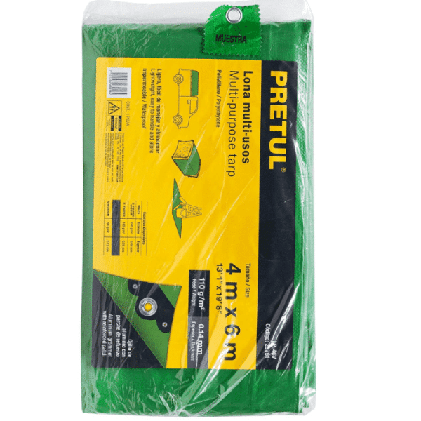 Bache 4X6M Vert
