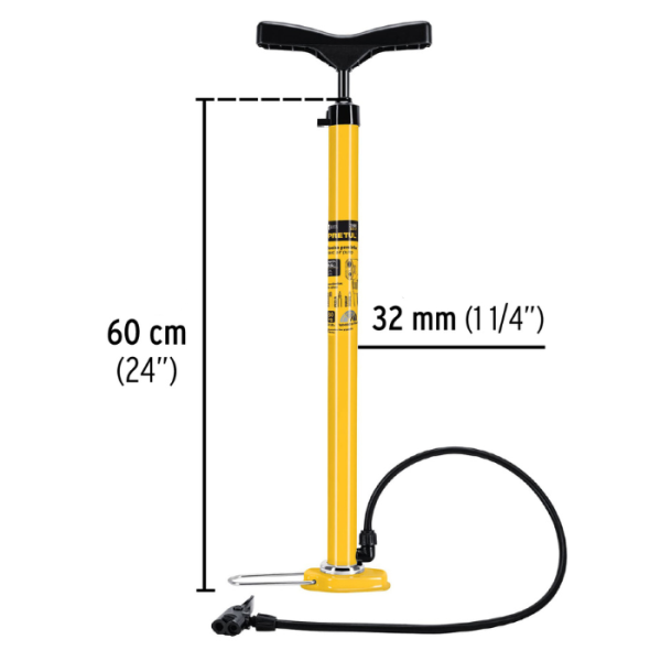 Pompe manuelle pour gonfler 80 PSI