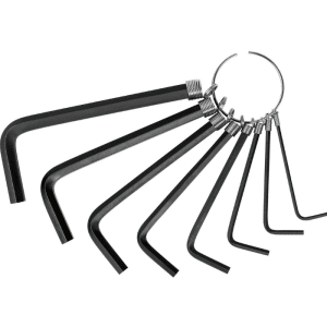 Jeu de 8 clés hexagonale 1,5 mm au 6mm