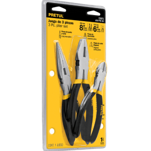 Set de 3 pinces