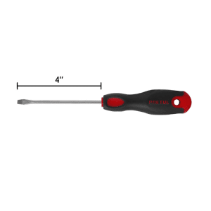 Tournevis plat 5x 100 mm avec manche comfort
