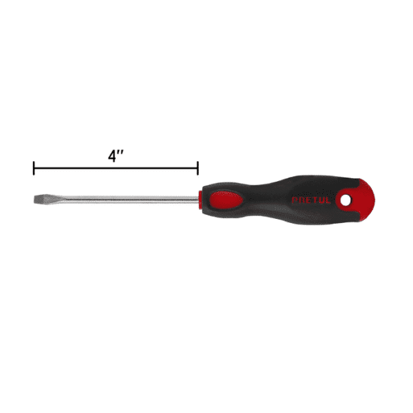 Tournevis plat 5x 100 mm avec manche comfort